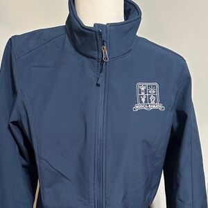 New Zip-Up Jacket with Logo Palm Springs Florida Modica Namath Size M